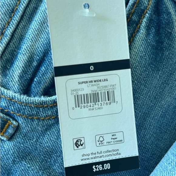 Classic Blue Women's Jeans - Picture 2 of 2